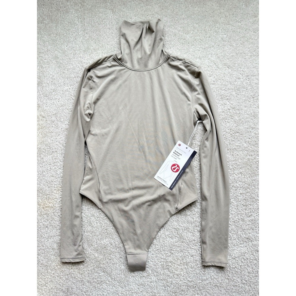 $88 NEW Lululemon Wundermost Ultra-Soft Nulu Turtleneck Bodysuit Size S